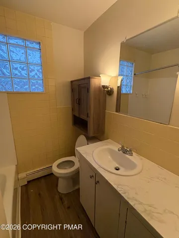 a bathroom with a sink and a toilet
