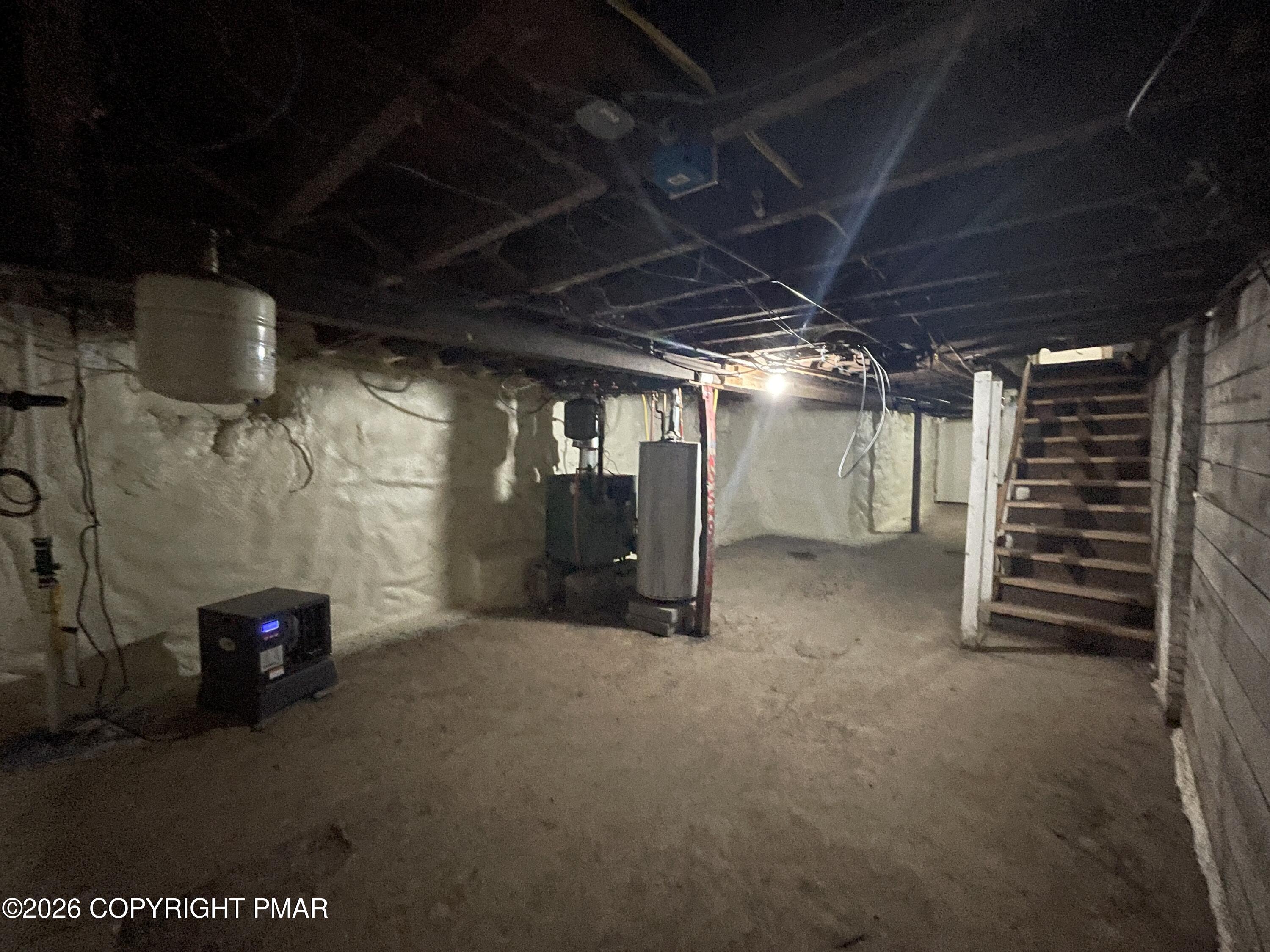 622 Scott Street Stroudsburg, PA 18360 - Photo 12 of 14 a view of empty room with wooden ceiling