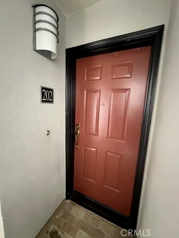 a view of front door