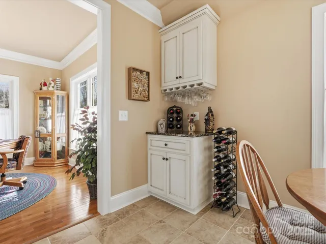 a very nice looking room with wooden floor