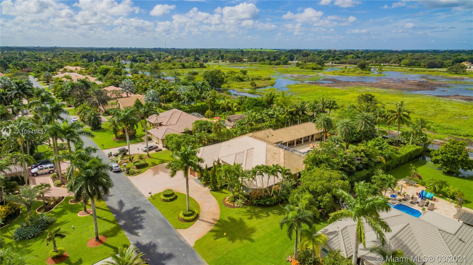 2273 Southwest 132nd Way Davie, FL 33325 - Photo 46 of 48 a view of a yard with an outdoor space
