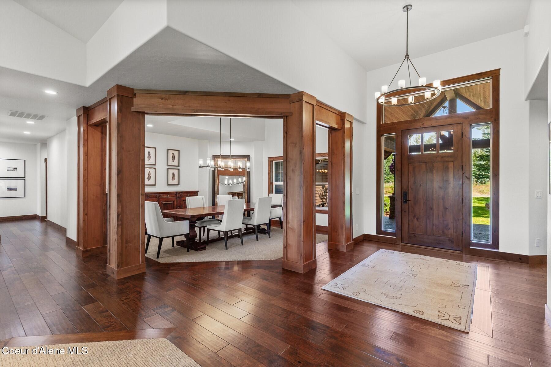 3674 East Basin Falls Road Hayden, ID 83835 - Photo 26 of 70 Foyer Opens to Formal Dining