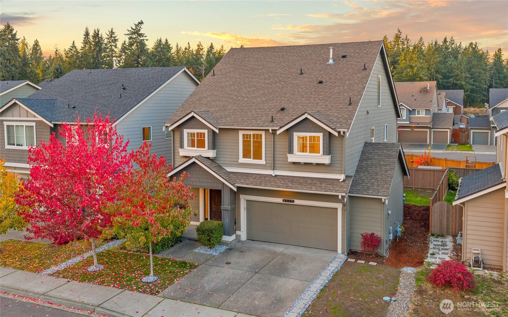 8117 175th St Court East Puyallup, WA 98375 - Photo 2 of 40 a aerial view of a house