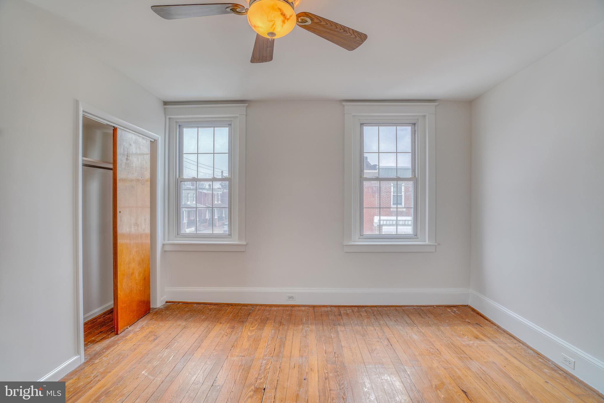 4501 Edgemont Street Philadelphia, PA 19137 - Photo 31 of 40 wooden floor in an empty room with a window