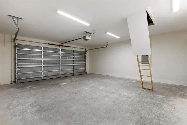 a view of a room with an empty space