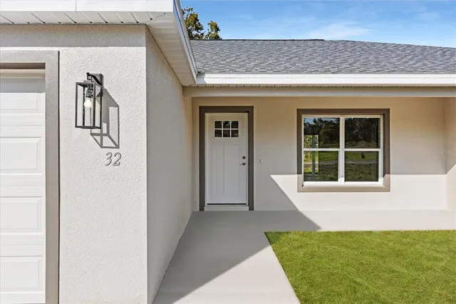 a view of front door of a house