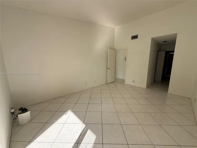 a view of an empty room