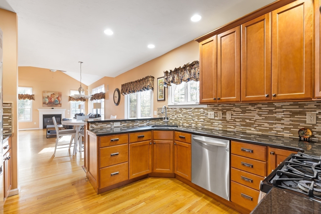 162 Ewald Avenue Marlborough, MA 01752 - Photo 9 of 30 a kitchen with stainless steel appliances granite countertop a stove and a sink