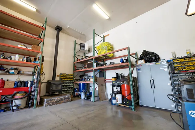 a view of storage and utility room