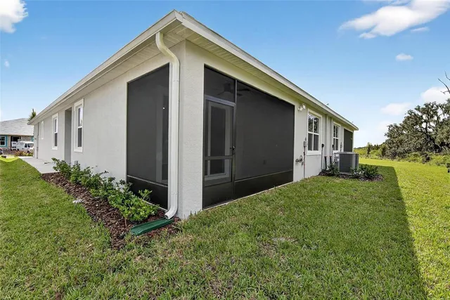 a view of an outdoor space with seating