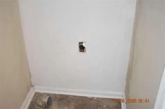 a close up view of racks on the wall