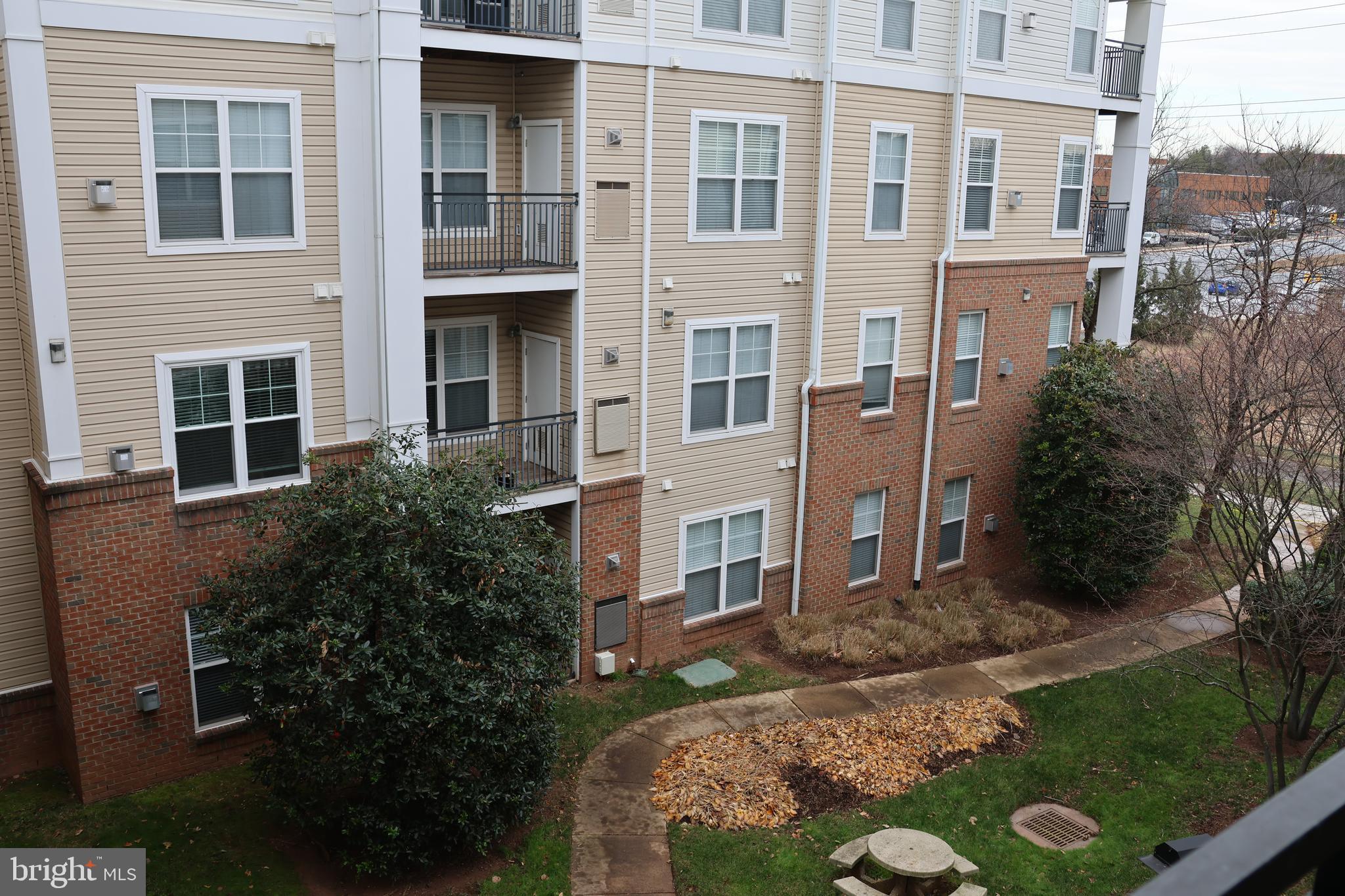 3820 Lightfoot Street, Unit 316 Chantilly, VA 20151 - Photo 27 of 30 Courtyard view from private balcony