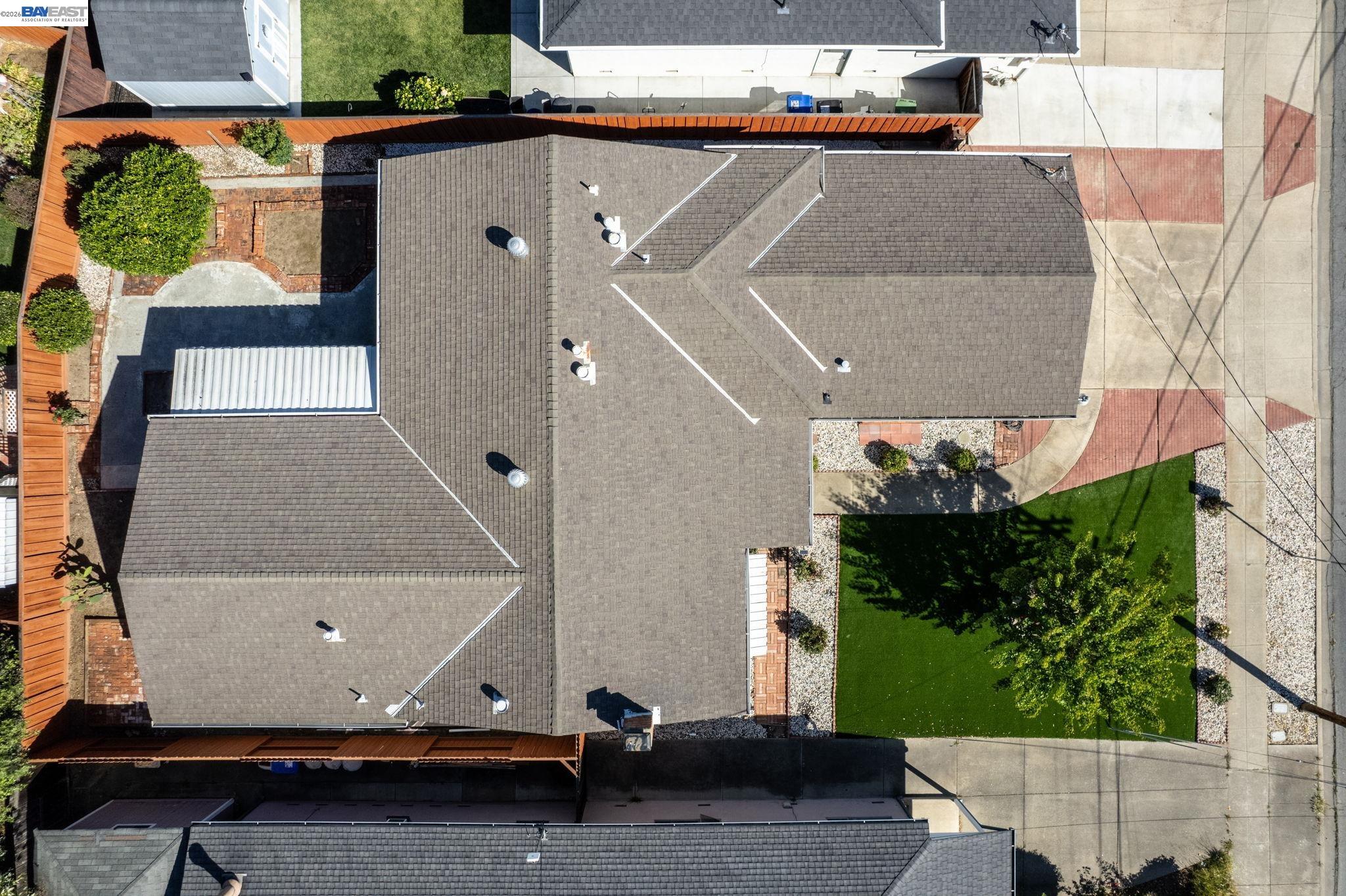 40272 Davis Street Fremont, CA 94538 - Photo 41 of 46 an aerial view of a house with a yard