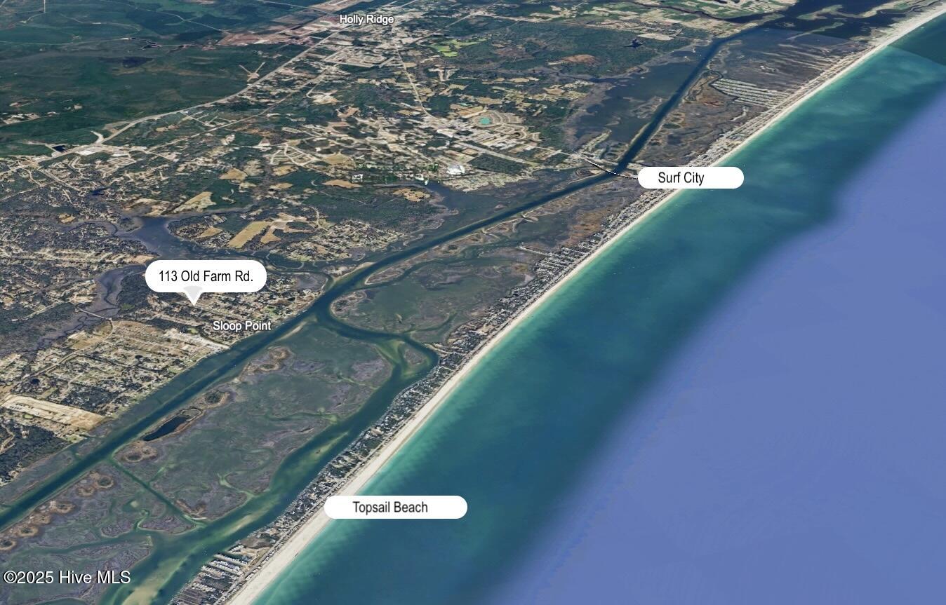 113 Old Farm Road Hampstead, NC 28443 - Photo 29 of 32 Aerial 3 - 113 Old Farm