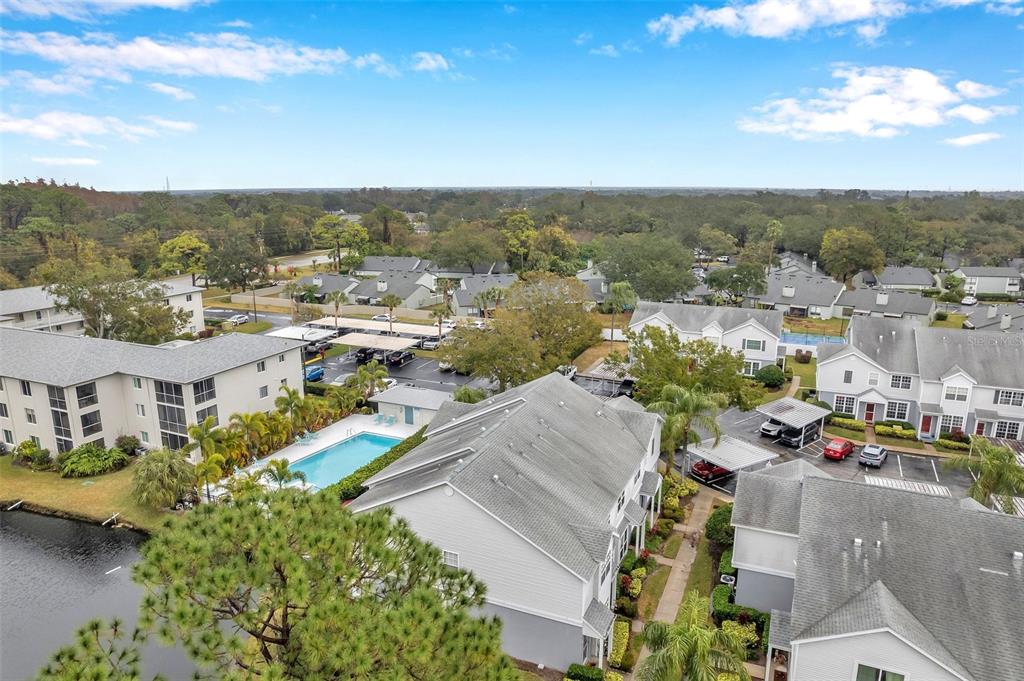 2739 Enterprise Road East, Unit 1 Clearwater, FL 33759 - Photo 20 of 20 an aerial view of multiple house
