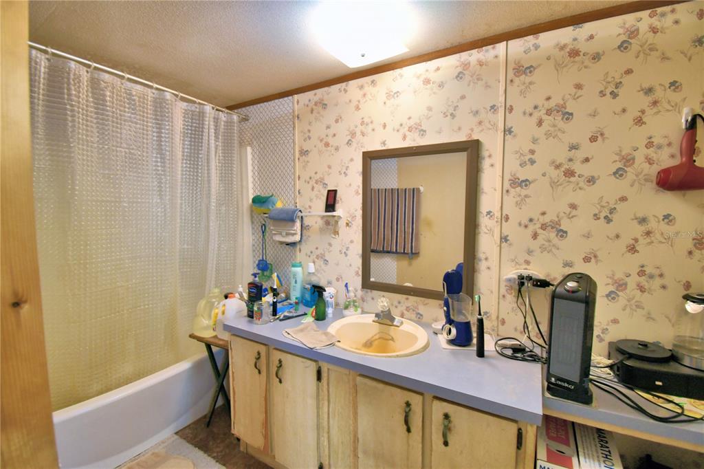 2039 Ranchland Drive Lakeland, FL 33809 - Photo 36 of 93 a bathroom with a sink and a mirror