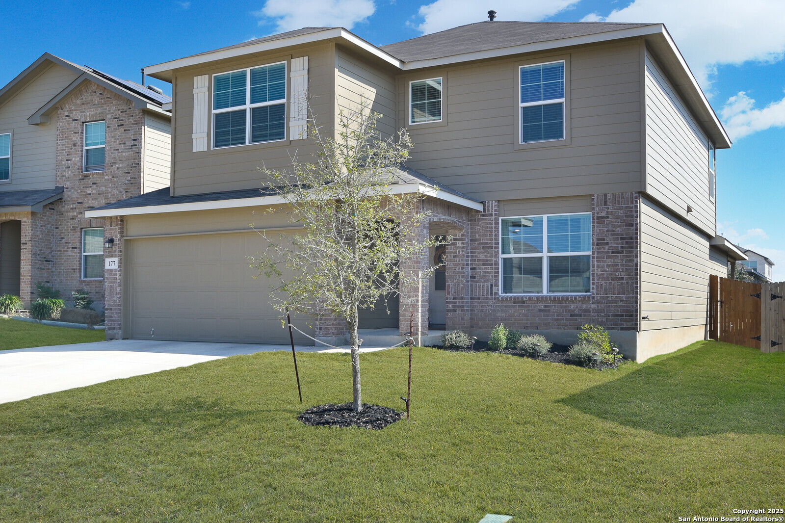 177 Firetail San Antonio, TX 78253 - Photo 1 of 1 a backyard of a house with table and chairs