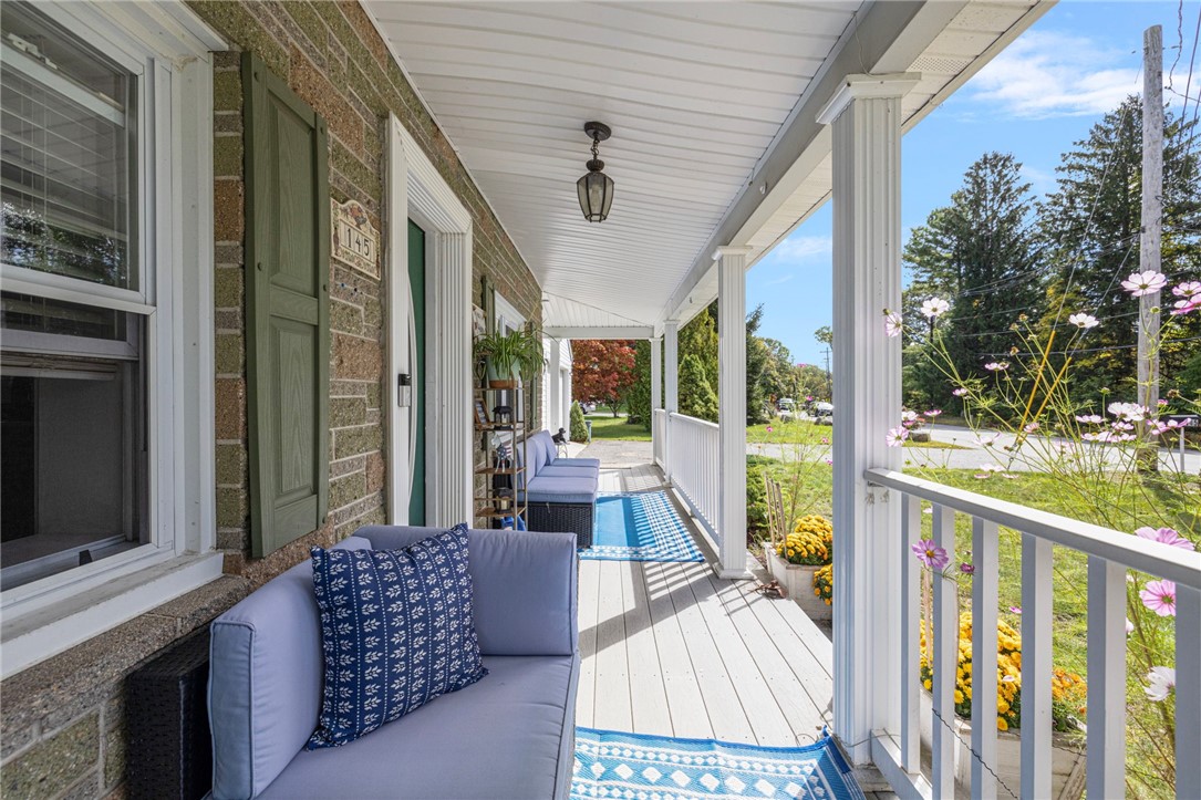 145 Jenckes Hill Road Lincoln, RI 02865 - Photo 4 of 39 Another perspective of the spacious, front porch.