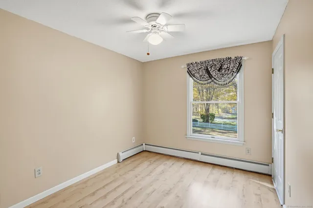 wooden floor in an empty room