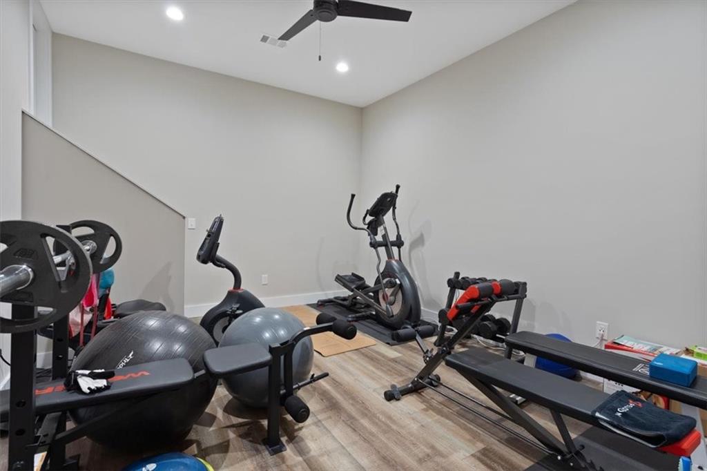 134 Prospector Ridge Dahlonega, GA 30533 - Photo 77 of 96 a view of a room with gym equipment
