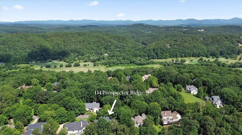 134 Prospector Ridge Dahlonega, GA 30533 - Photo 92 of 96 a view of a lush green hillside and houses