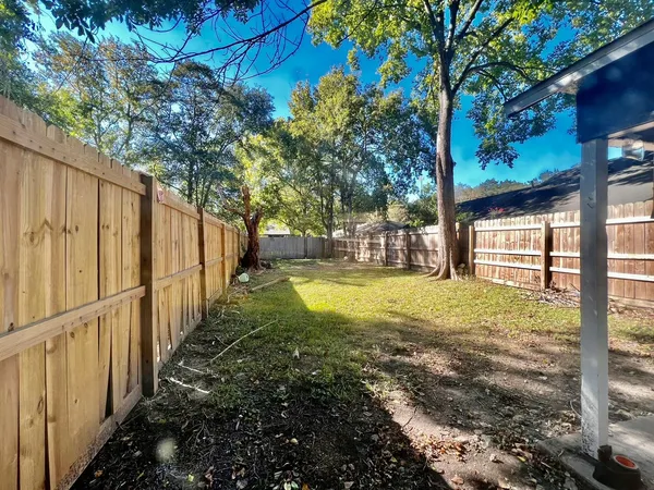 a view of outdoor space with garden