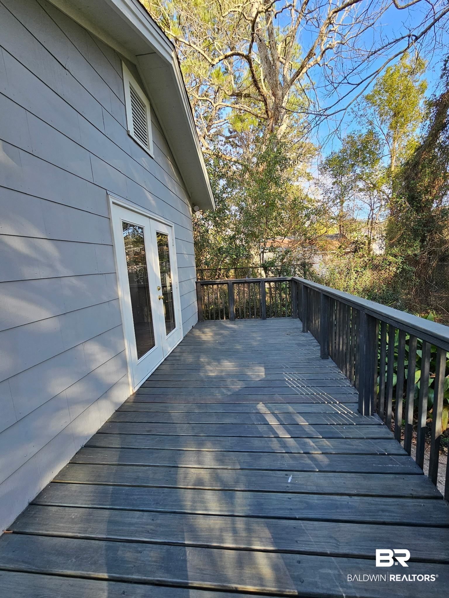 1215 Church Street Mobile, AL 36604 - Photo 21 of 23 Wooden deck featuring french doors