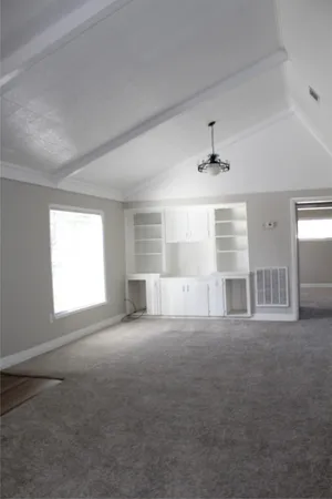 a view of empty room