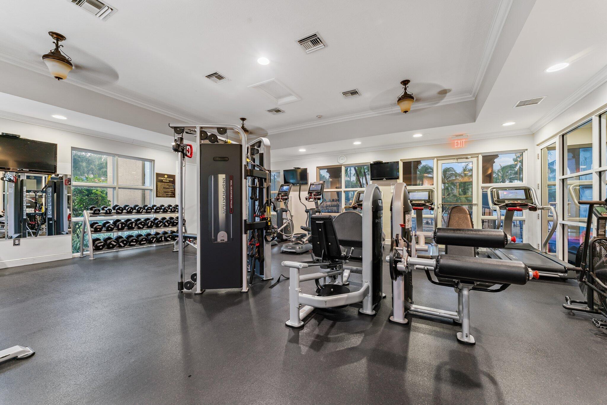 266 Rudder Cay Way Jupiter, FL 33458 - Photo 75 of 79 a view of a room with gym equipment