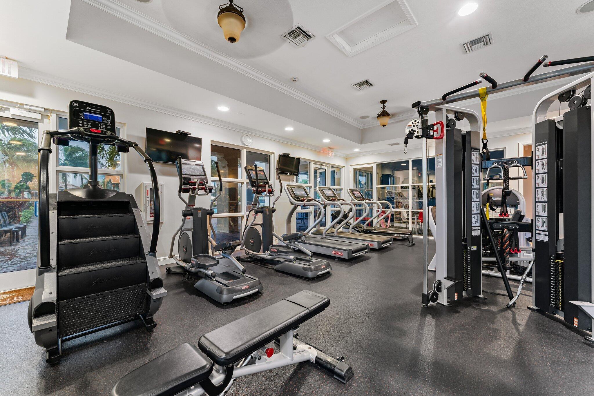 266 Rudder Cay Way Jupiter, FL 33458 - Photo 77 of 79 a view of a room with gym equipment