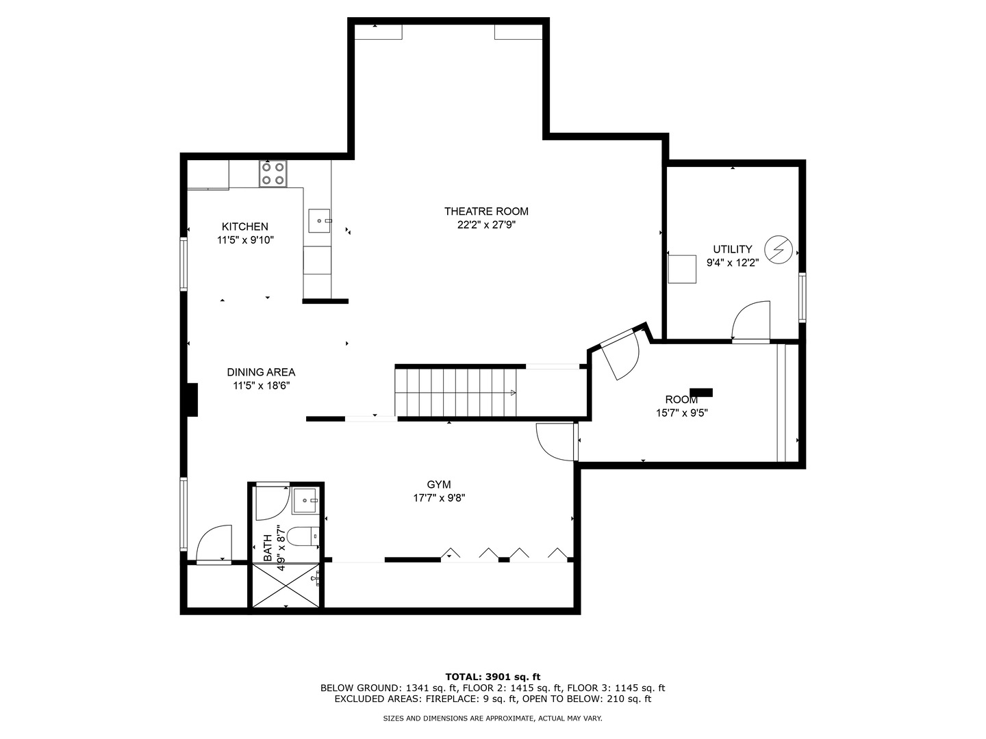 2575 Adamsway Drive Aurora, IL 60502 - Photo 28 of 30 a picture of a room with a white wall and a white refrigerator