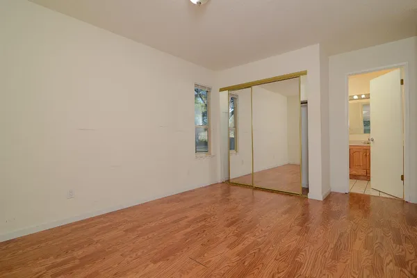 wooden floor in an empty room