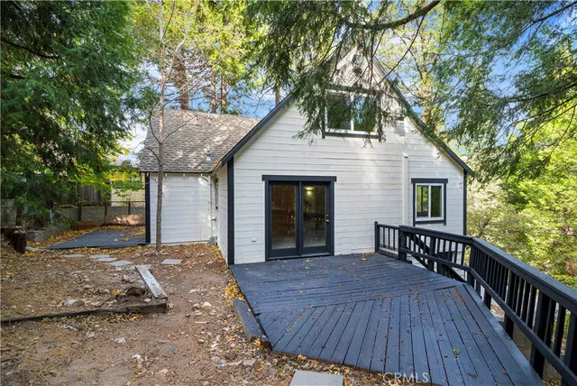 a view of a house with a patio