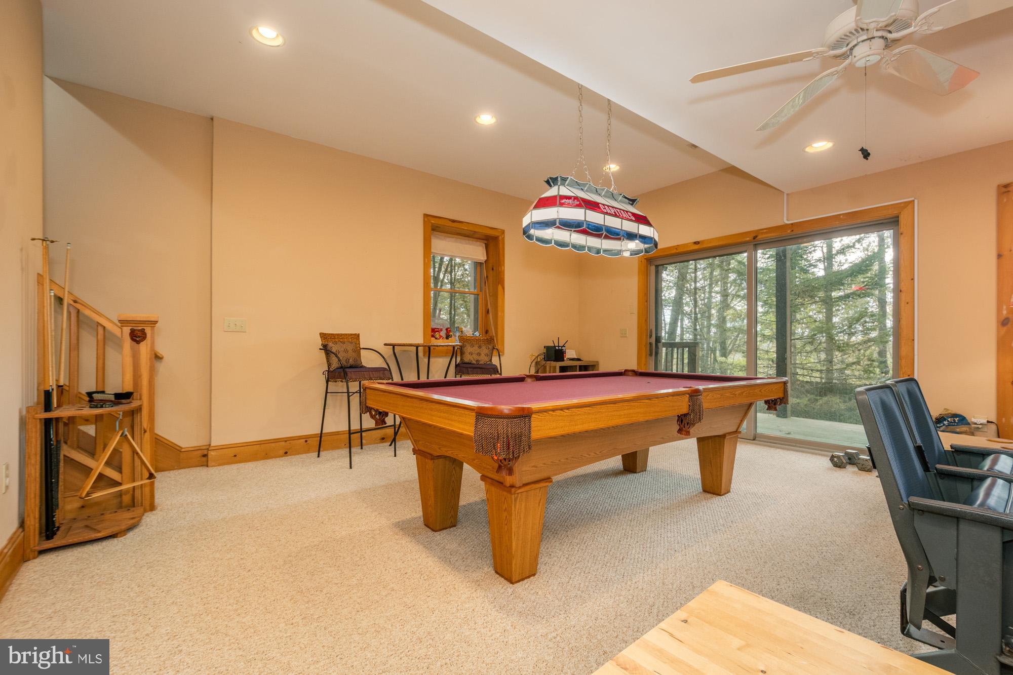 31 Linz Lane Swanton, MD 21561 - Photo 38 of 51 a room with pool table and windows