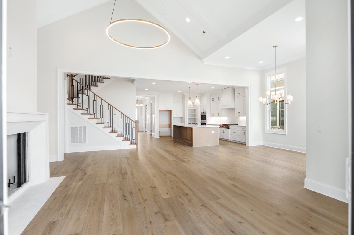 3151 Long Br Circle Franklin, TN 37064 - Photo 13 of 61 a view of kitchen and hall with wooden floor