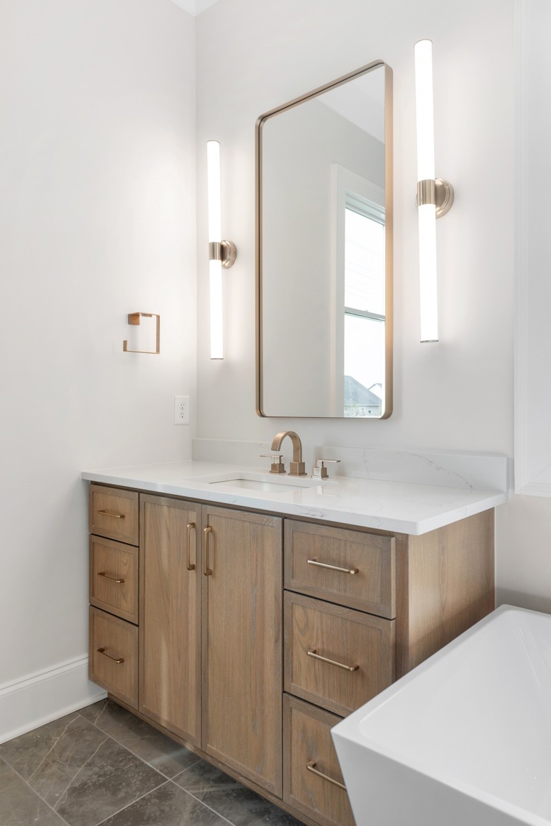 3151 Long Br Circle Franklin, TN 37064 - Photo 28 of 61 a bathroom with a sink and a mirror