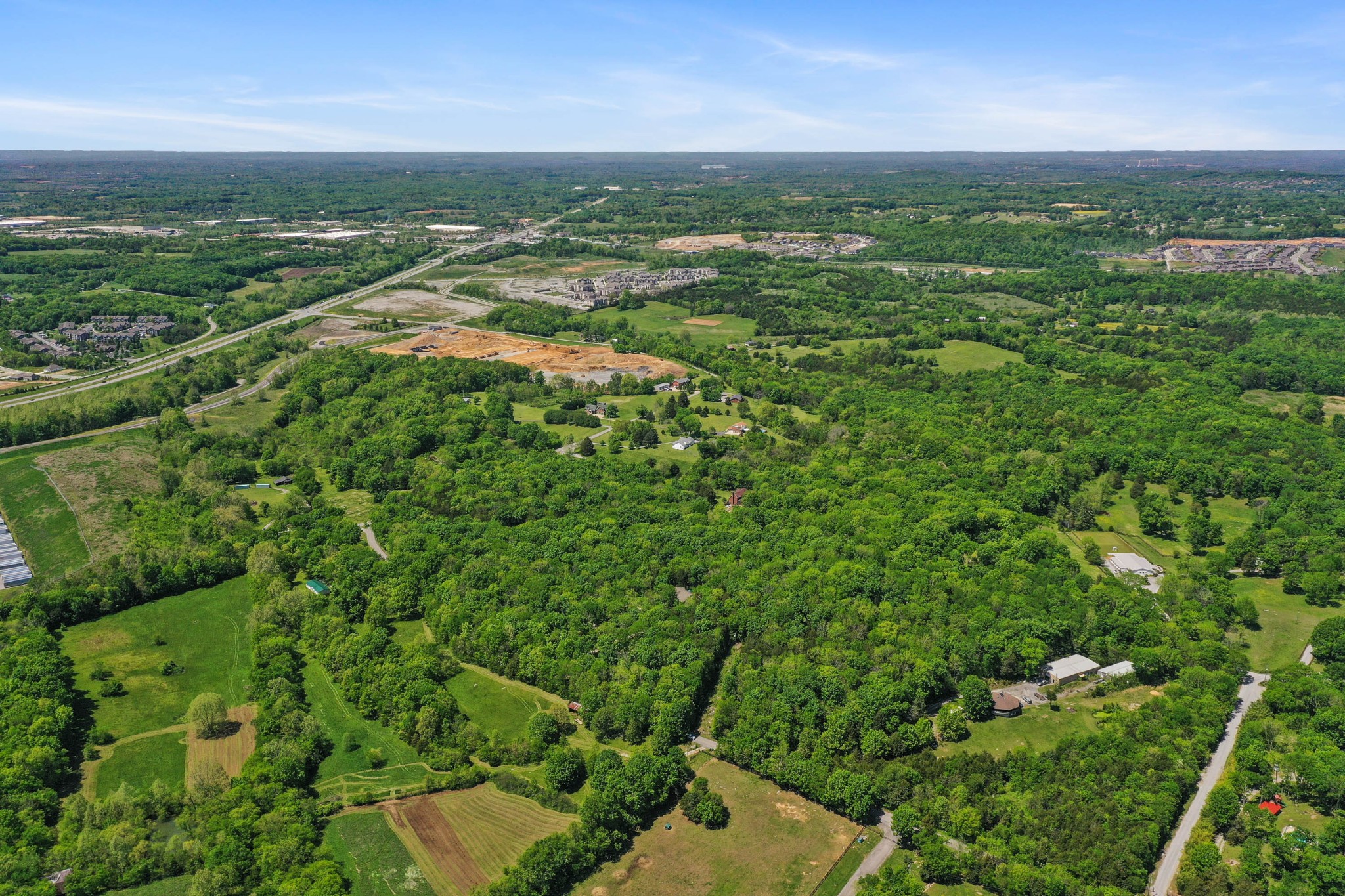 2721 Callis Road Lebanon, TN 37090 - Photo 33 of 38 an aerial view of residential houses with outdoor space and trees