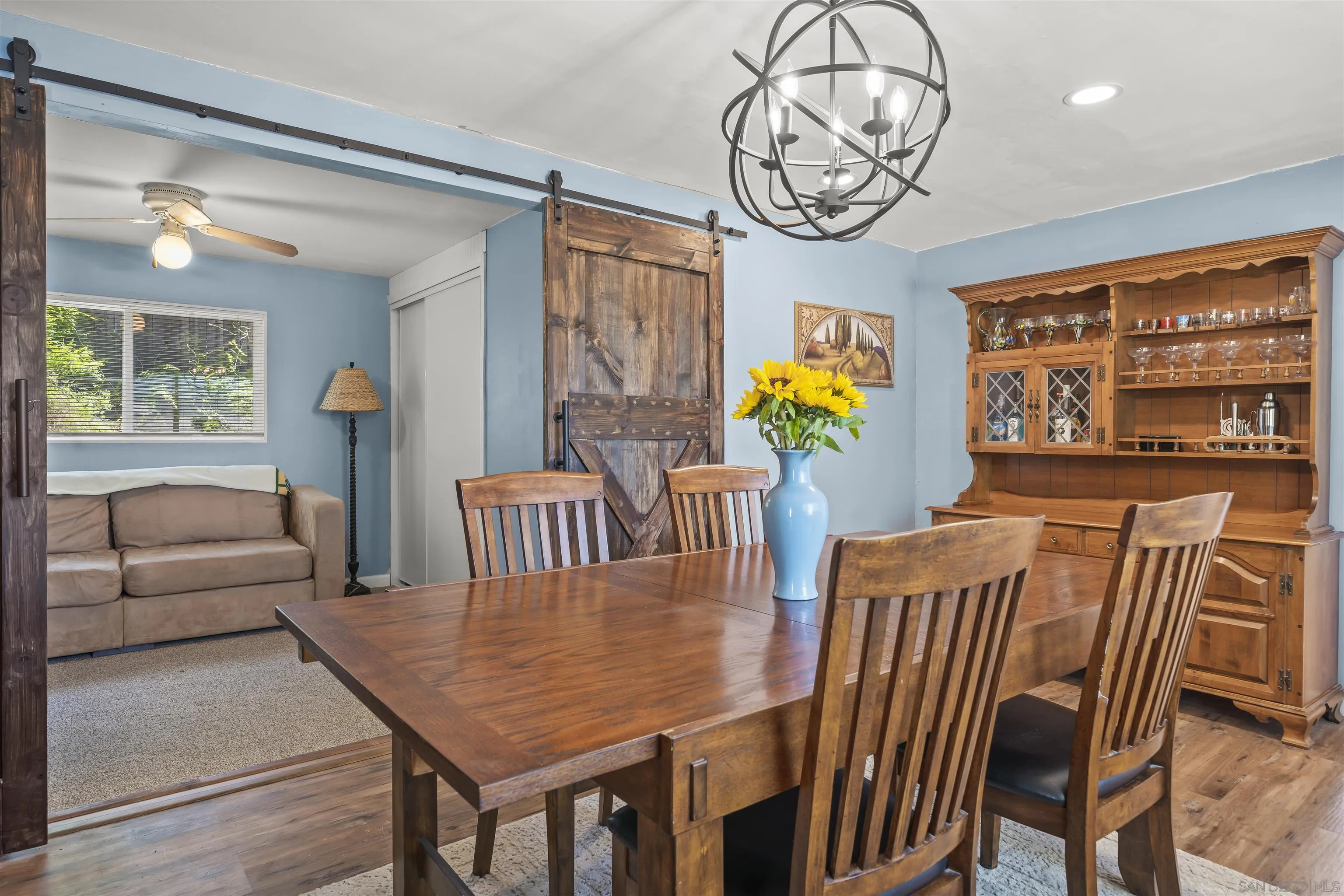 9240 Northcote Road Santee, CA 92071 - Photo 16 of 45 a view of a dining room with furniture window and outside view
