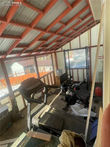 a view of an entryway of a house