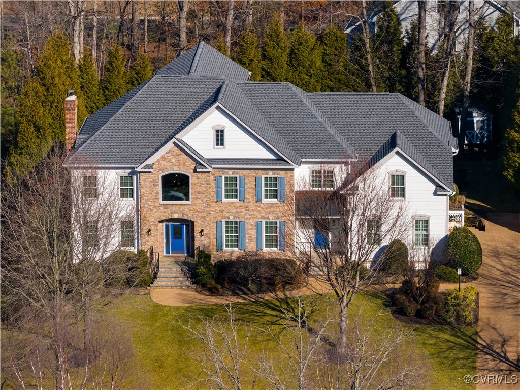 521 Raleigh Manor Road Henrico, VA 23229 - Photo 43 of 46 a view of house with yard and sitting area
