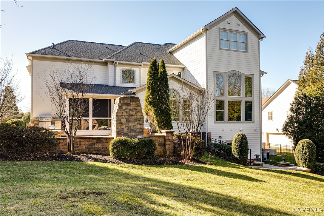 521 Raleigh Manor Road Henrico, VA 23229 - Photo 44 of 46 a view of a house with a swimming pool