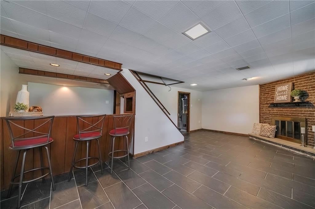 208 Lytton Road Coraopolis, PA 15108 - Photo 22 of 25 Built in Bar where Entertaining will abound