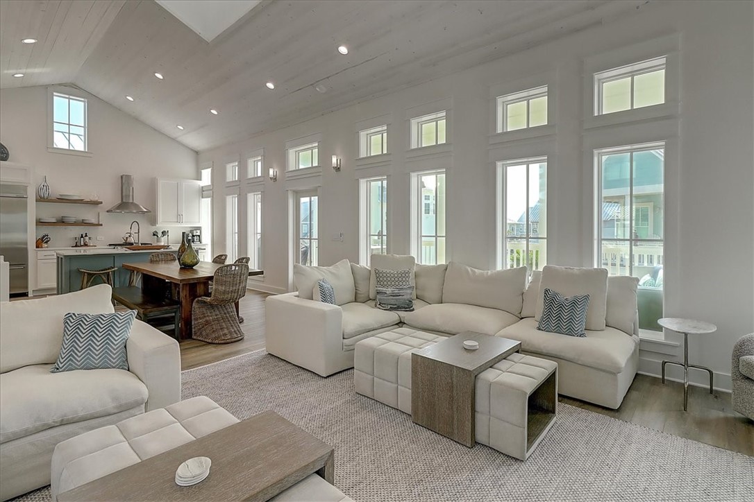 204 Round Road Port Aransas, TX 78373 - Photo 7 of 33 a living room with furniture and a large window