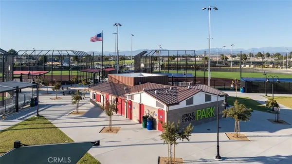 a view of a terrace with sitting area