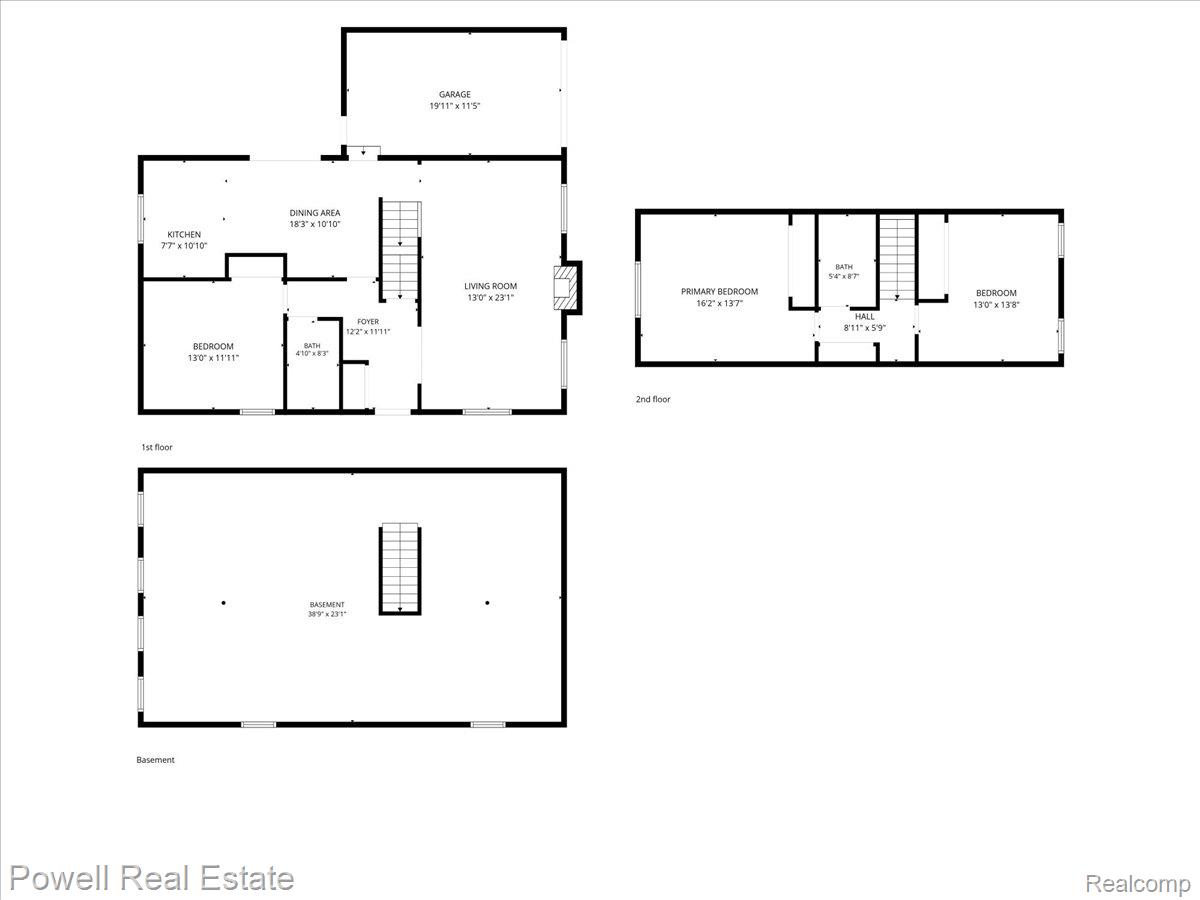1938 Allenway Court Rochester, MI 48309 - Photo 39 of 39 Floor plan