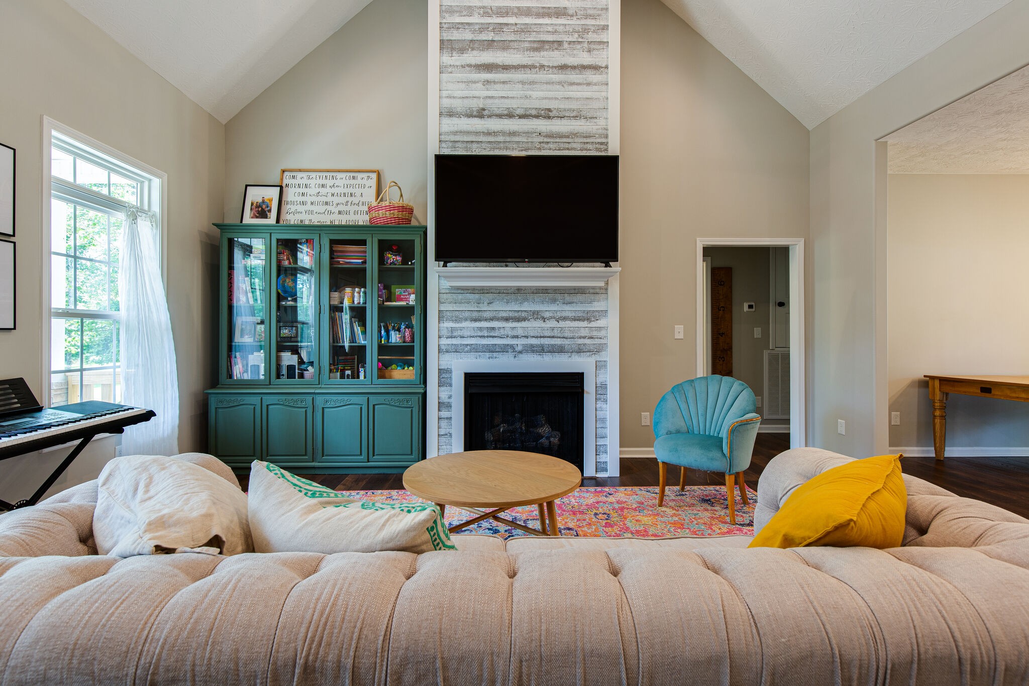1079 Garton Road Burns, TN 37029 - Photo 7 of 25 a bedroom with two beds and a fireplace