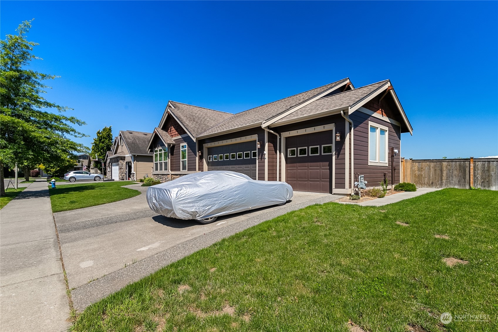 1524 Westview Circle Lynden, WA 98264 - Photo 3 of 30 a front view of a house with yard and green space