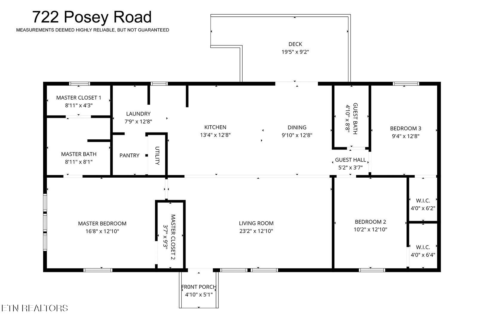 722 Posey Road Etowah, TN 37331 - Photo 52 of 52 52_PoseyRoad_722_FloorPlan