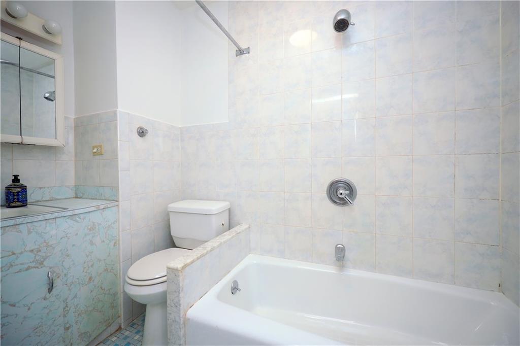 578 Ovington Avenue Brooklyn, NY 11209 - Photo 22 of 40 a bathroom with a toilet and a bathtub