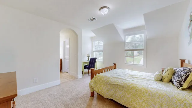 an empty room with a empty space and a window